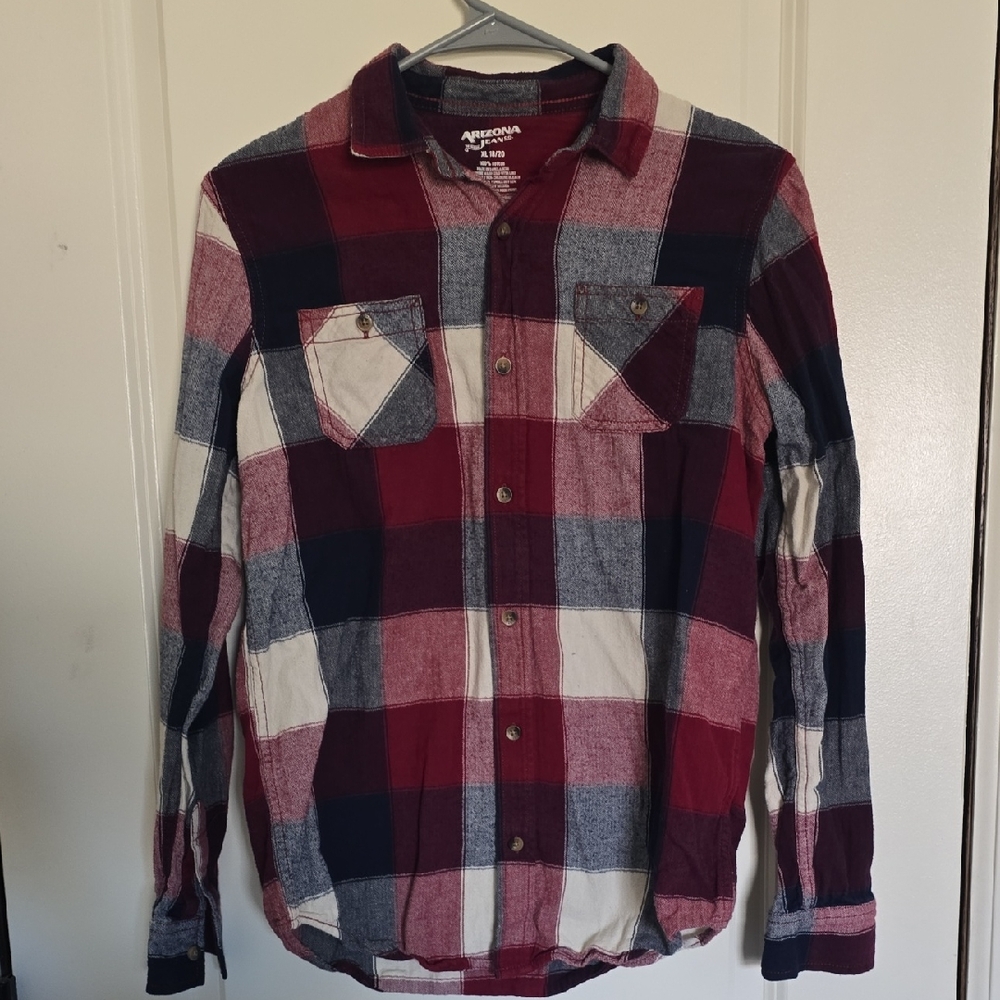 Flannel Shirt Boys Size XL